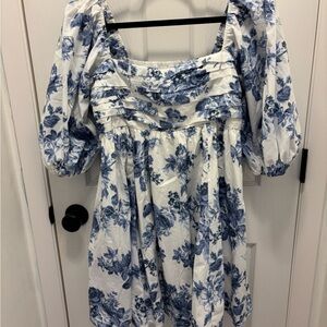 Floral Puff Sleeve Dress
